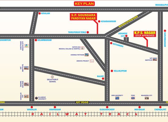Soundara Pandiyan Nagar Phase II project layout